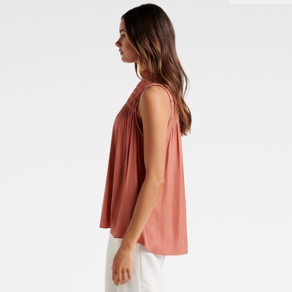 Forever New Delilah Shirred Yoke Blouse - Picture 3 of 10